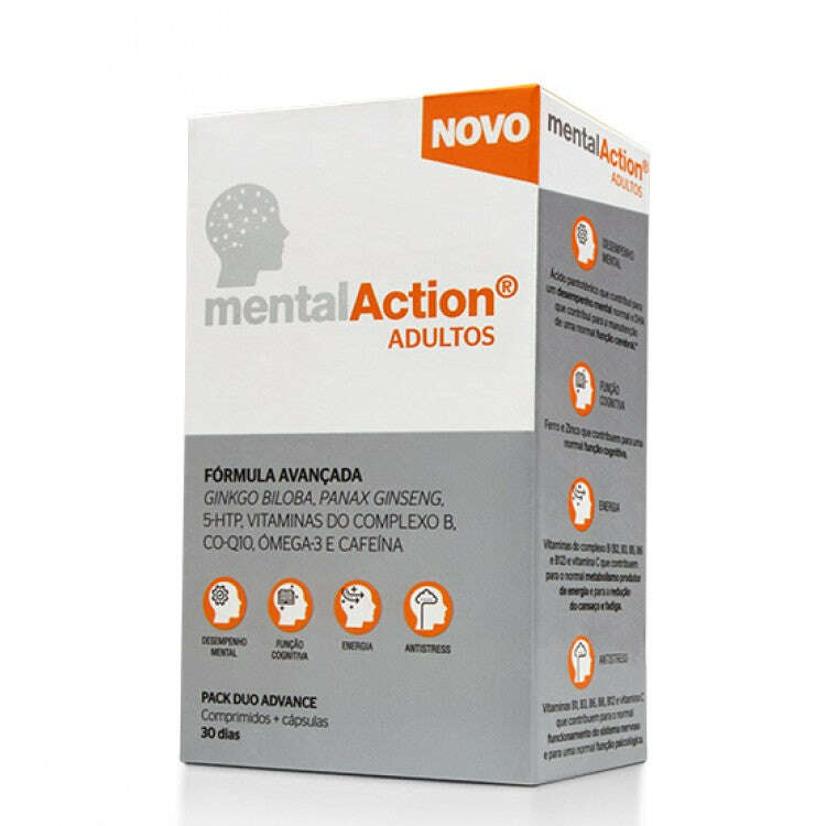 MentalAction Adultos 30 Cápsulas