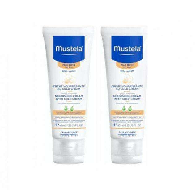 Mustela Bebé Cold Cream Nutri-Protetor Rosto 40 ml Com Oferta De 2ª Embalagem