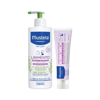 Mustela Bebé Linimento Higiene Zona da Fralda 400ml + Oferta Creme Muda Fralda 123 50ml