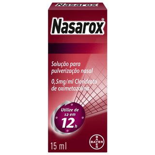 Nasarox 0,5 mg/ml-15ml x 1 Solução Pulverização Nasal