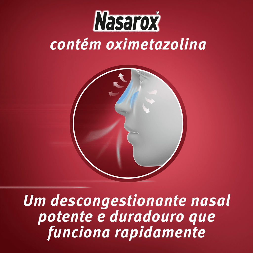 Nasarox 0,5 mg/ml-15ml x 1 Solução Pulverização Nasal