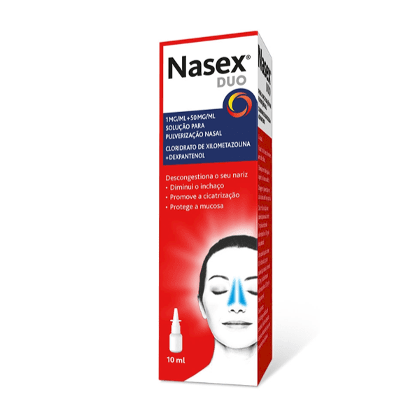 Nasex Duo 1 Mg/ml + 50 Mg/ml Spray Nebulização 10ml