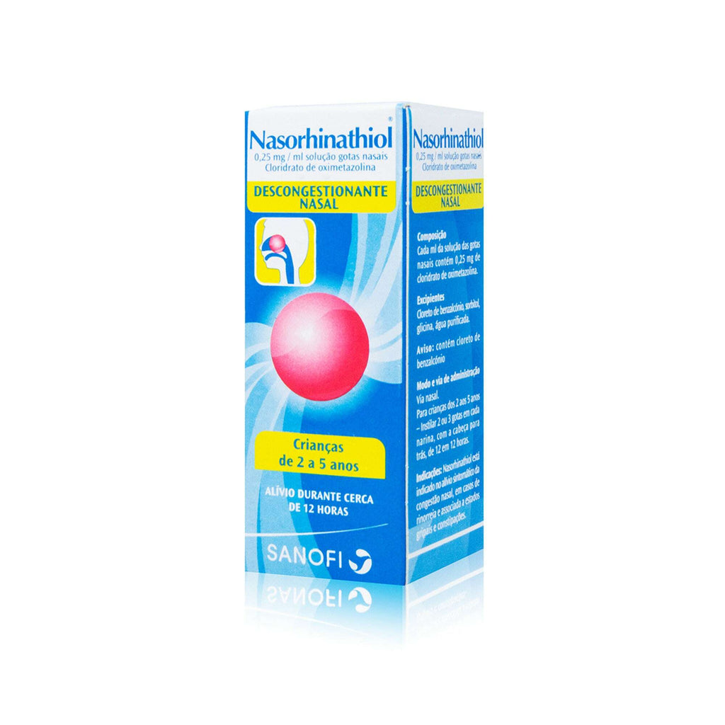 Nasorhinathiol 0,25 Mg/ml 15ml conta-gotas