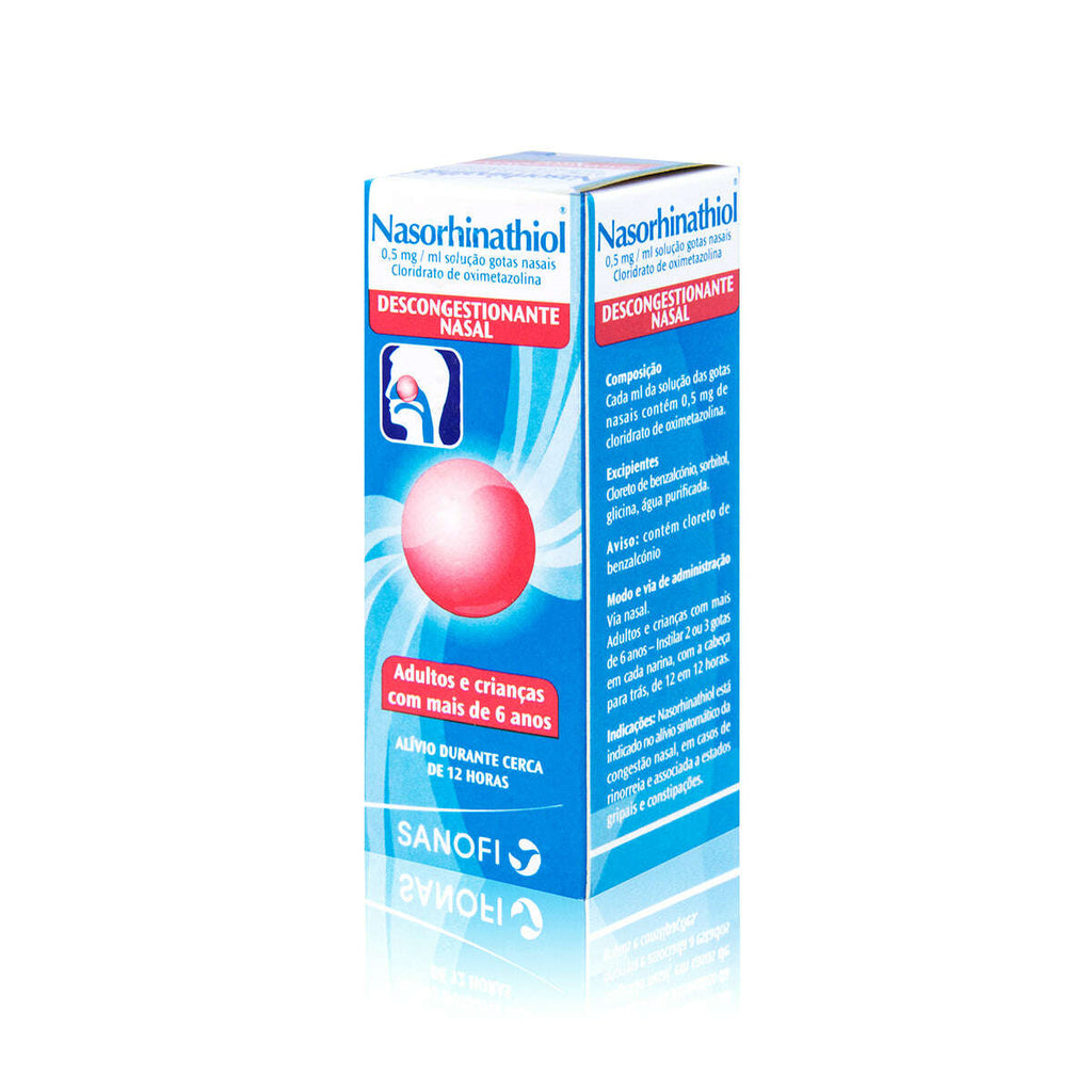 Nasorhinathiol 0,5 Mg/ml 15ml conta-gotas