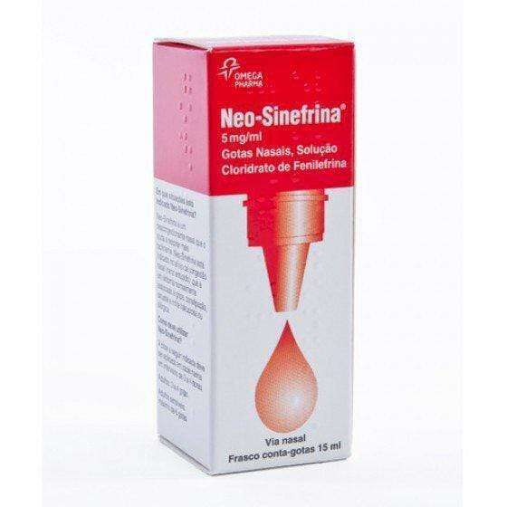 Neo-Sinefrina, 5 Mg/ml-15ml x 1 Solução Nasal Conta-Gotas