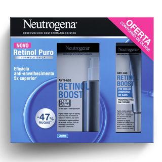 Neutrogena Pack Retinol Boost Creme de Dia 50ml + Oferta Contorno de Olhos 15ml