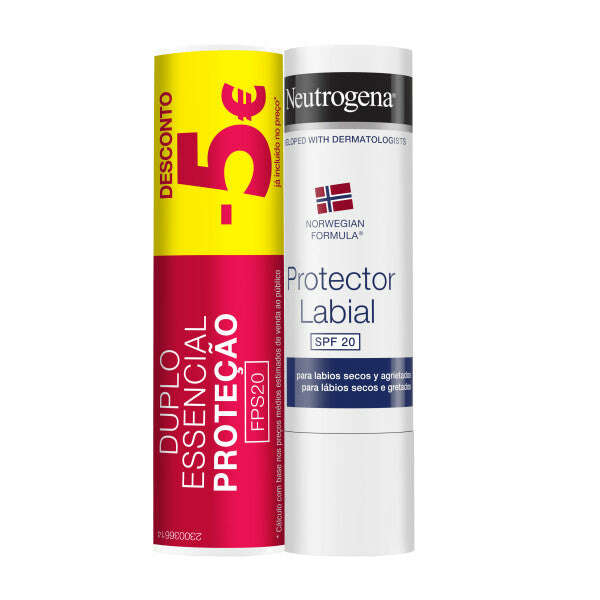 Neutrogena Pack Stick Labial Proteção FPS20 2x4,8g