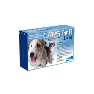 Capstar Tratamento Antipulgas 11,4mg 6 Comprimidos