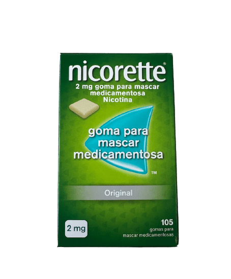Nicorette 2 Mg sabor original 105 gomas