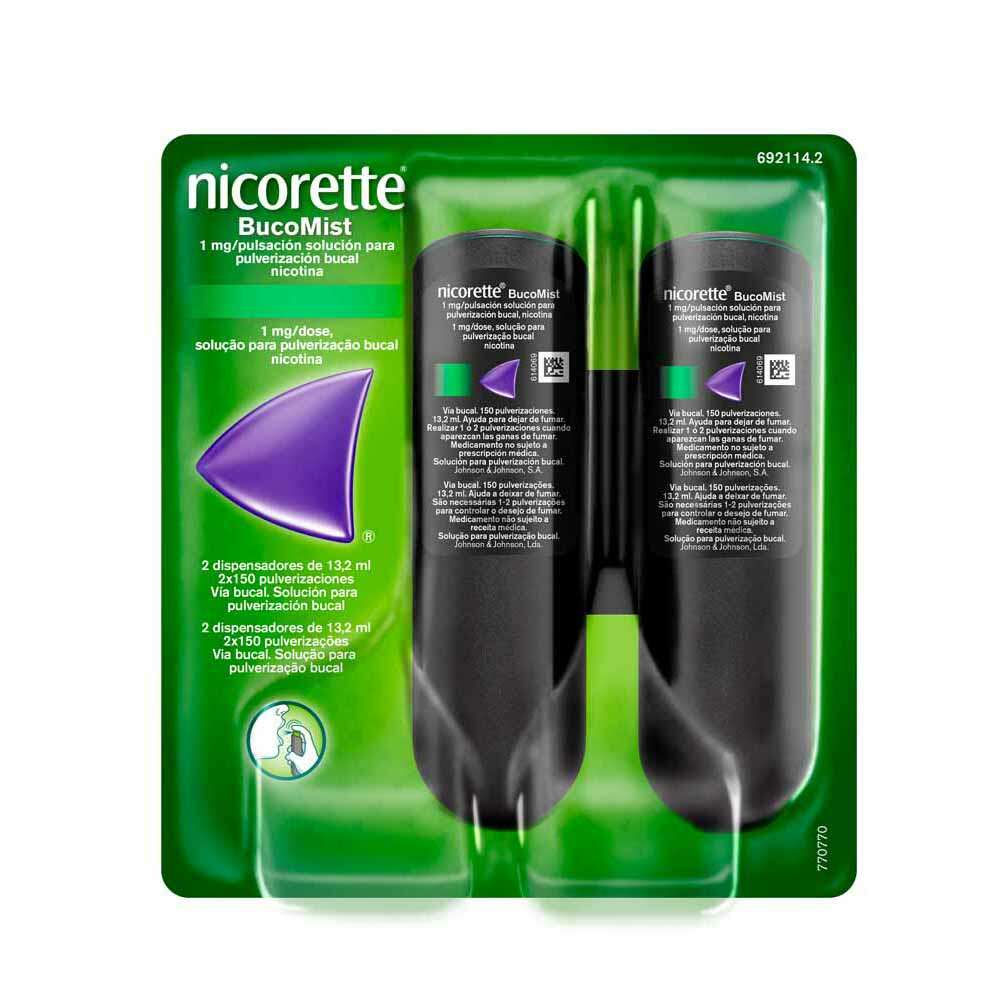 Nicorette Bucomist spray menta DUO 2 x 13,2 ml