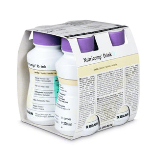 Bbraun Nutricomp Drink D Baunilha 200ml 4 Unidades
