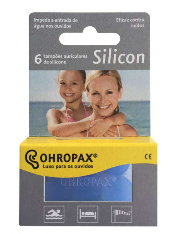 Ohropax Tampões Auriculares de Silicone x6