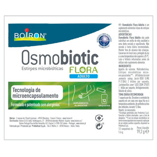 Osmobiotic Flora Adulto Regulador da Flora Intestinal 12 Saquetas