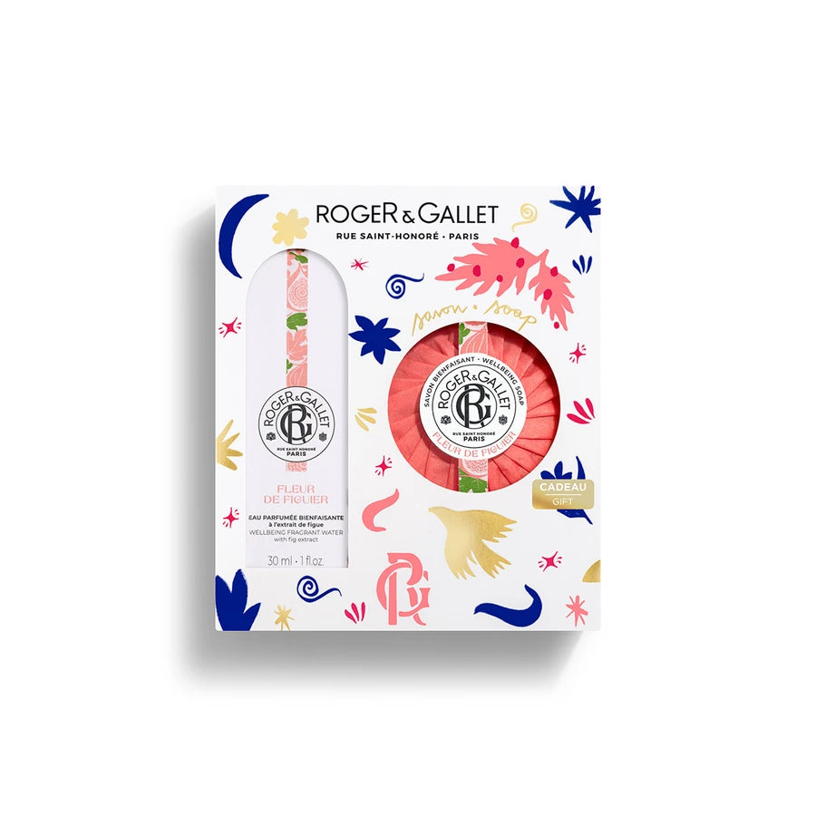 Roger & Gallet Coffret Fleur de Figuier Água Perfumada 30ml + Sabonete 100g