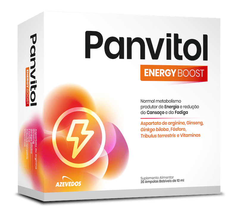Panvitol Energy Boost Tónico Cansaço, Fadiga e Funcionamento Muscular 20 Ampolas