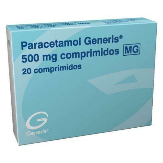Paracetamol Generis MG 500mg 20 comprimidos