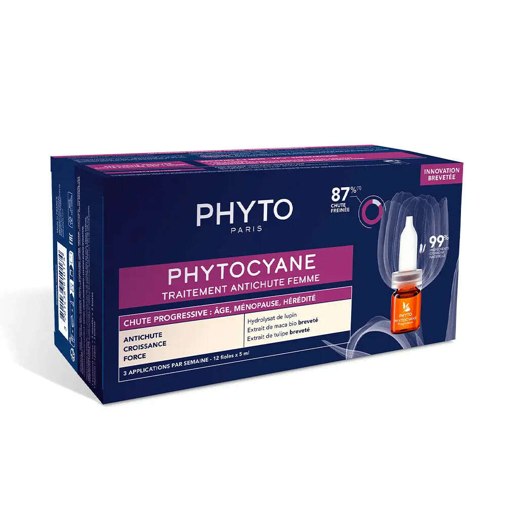 Phyto Phytocyane Cuidado Anti-Queda Progressiva Mulher Ampolas x12