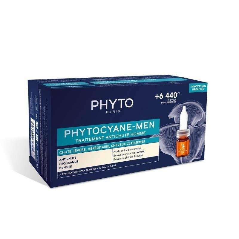 Phyto Phytocyane-Men Cuidado Anti-Queda Homem Ampolas x12