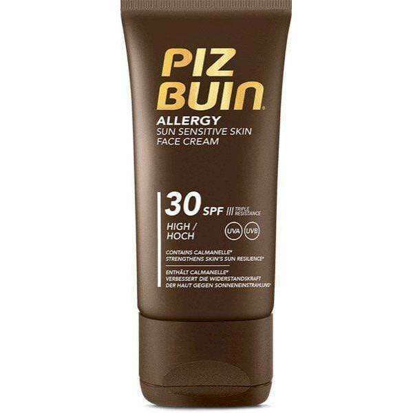 Piz Buin Allergy Fps30 Creme Facial Pele Sensível Ao Sol 50ml