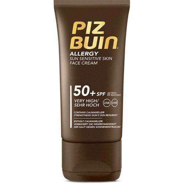 Piz Buin Allergy Fps50+ Creme Facial Pele Sensível Ao Sol 50ml
