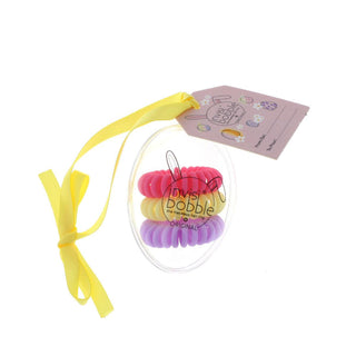 Invisibobble Gomas para el cabello Slim Doradas x 3