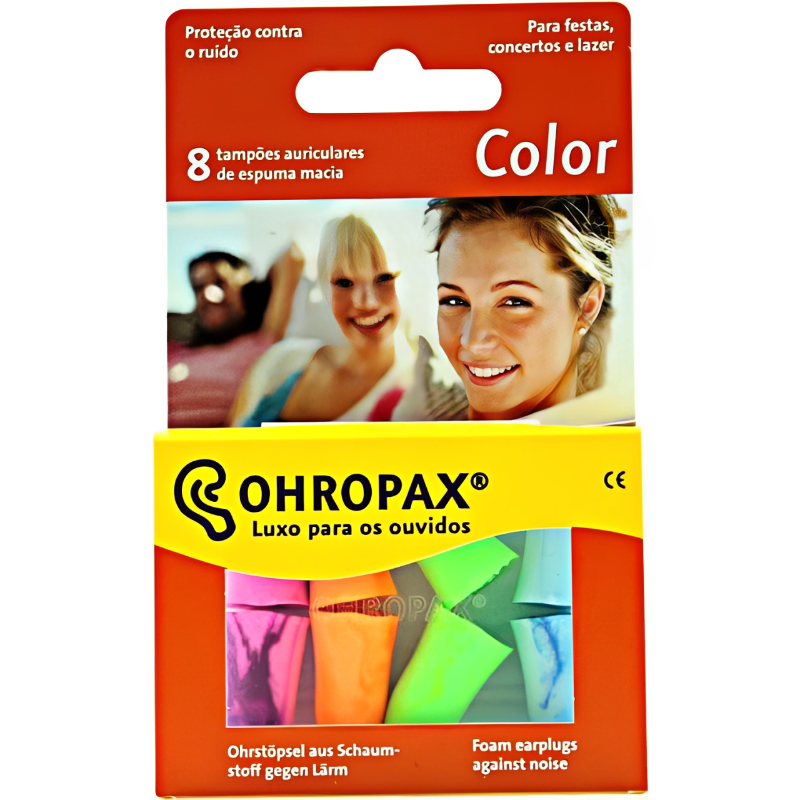 Ohropax Tapones Oídos Antiruido Colores Surtidos x8