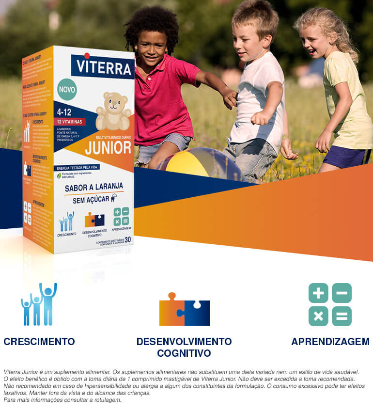 Viterra Junior Complemento Alimenticio 30 Comprimidos Masticables