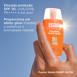 Fotoprotector ISDIN Fusion Water Magic Glow Solar FPS 30 50 ml