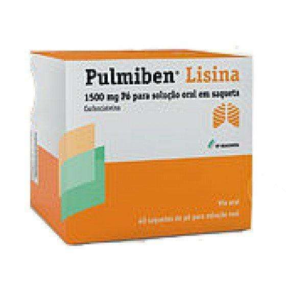 Pulmiben Lisina, 1500 Mg x 40 Pó Solução Oral Saq