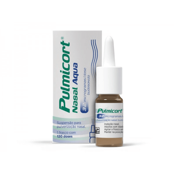Pulmicort Nasal Aqua 32 Mcg/Dose Solução Pulverização 120 doses