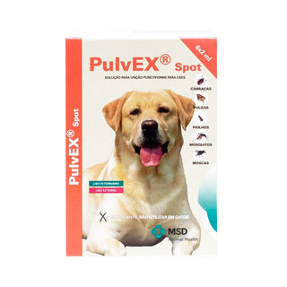 Pulvex Spot Cão Solução para Unção Punctiforme 715mg/ml 2ml 6 Pipetas