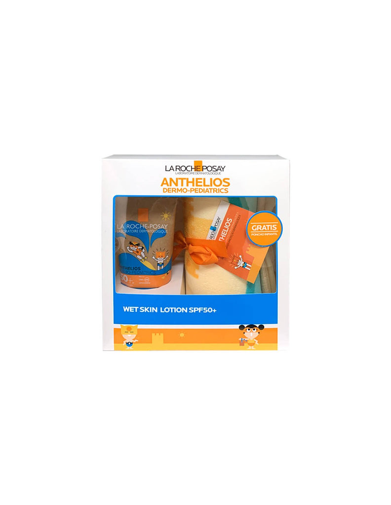 La Roche-Posay Pack Anthelios Dermo-Pediatrics Loção Wet Skin 200ml + Oferta Poncho Infantil