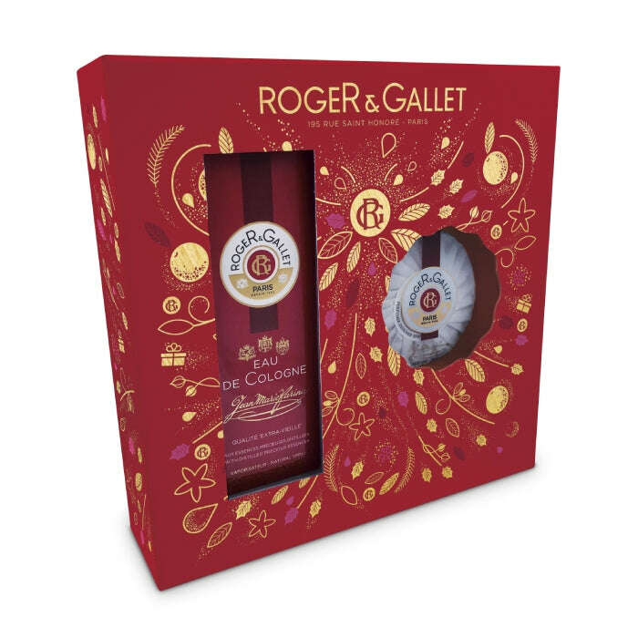 Roger Gallet Coffret Extra-Vieille Eau de Cologne 100ml + Sabonete Sólido 100g