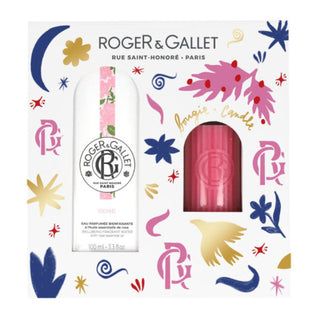 Roger & Gallet Coffret Rose Água Perfumada 100ml + Oferta Vela Perfumada