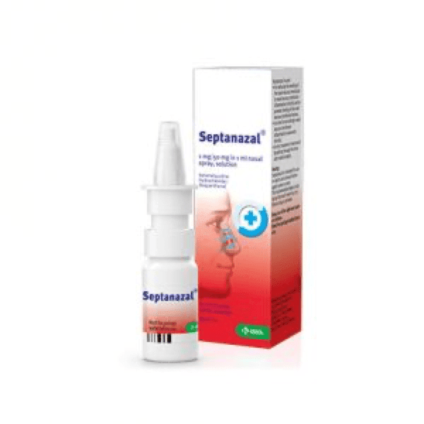 Septanazal, 1/50 Mg/ml-10ml x 1 Solução Pulv Nasal
