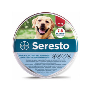 Seresto Coleira Cão +8kg 4,50g+2,03g