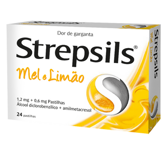Strepsils Miel y Limón 1,2/0,6 mg 24 pastillas