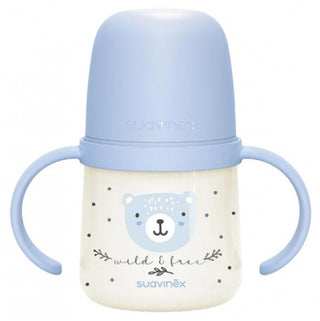 Biberón de entrenamiento Suavinex con asas +6m 150ml Color 4