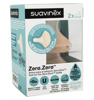 Tetina Zero Zero Adaptável Silicone 2 Unidades