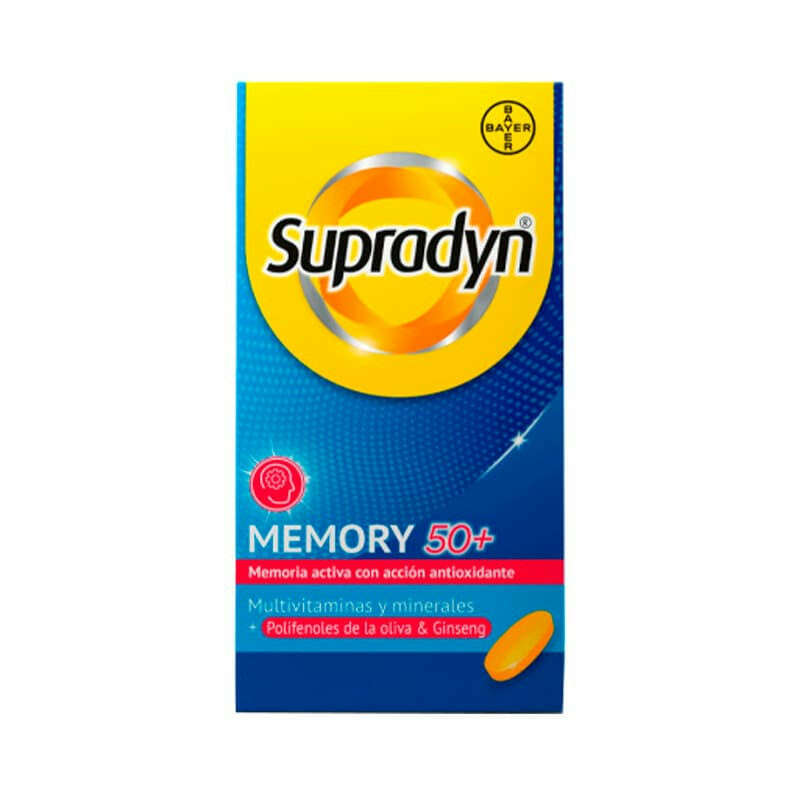 Supradyn Memory 50+ - 30 Comprimidos