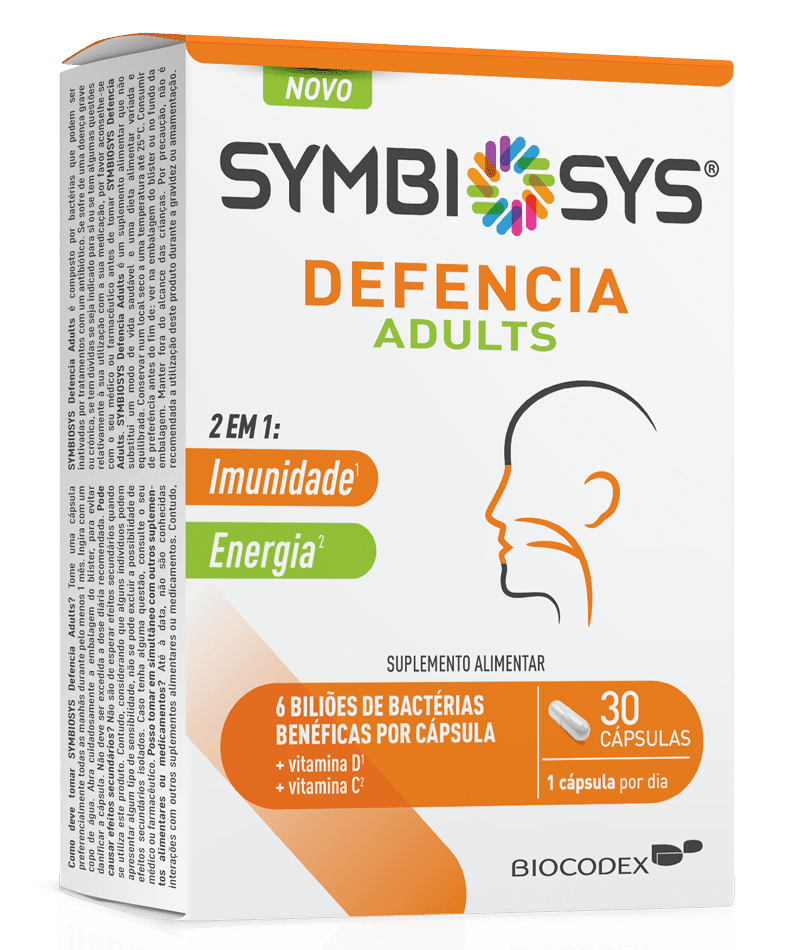 Symbiosys Defencia Adult Suplemento Alimentar 30 Cápsulas