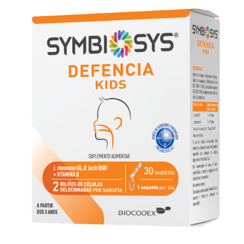Symbiosys Defencia Crianças Suplemento Alimentar 30 Saquetas