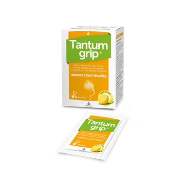 Tantumgrip Sabor A Limão 600/10 Mg 10 saquetas orais