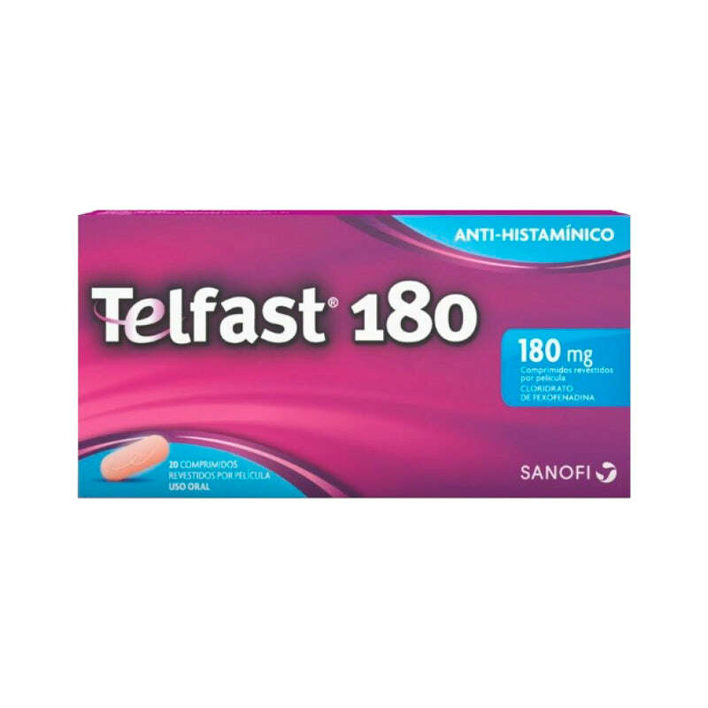 Telfast 180 Mg 20 Comprimidos Revestidos