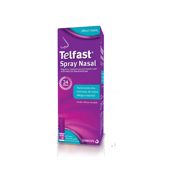 Telfast 55 Mcg/Dose 120 doses spray solução pulverização nasal