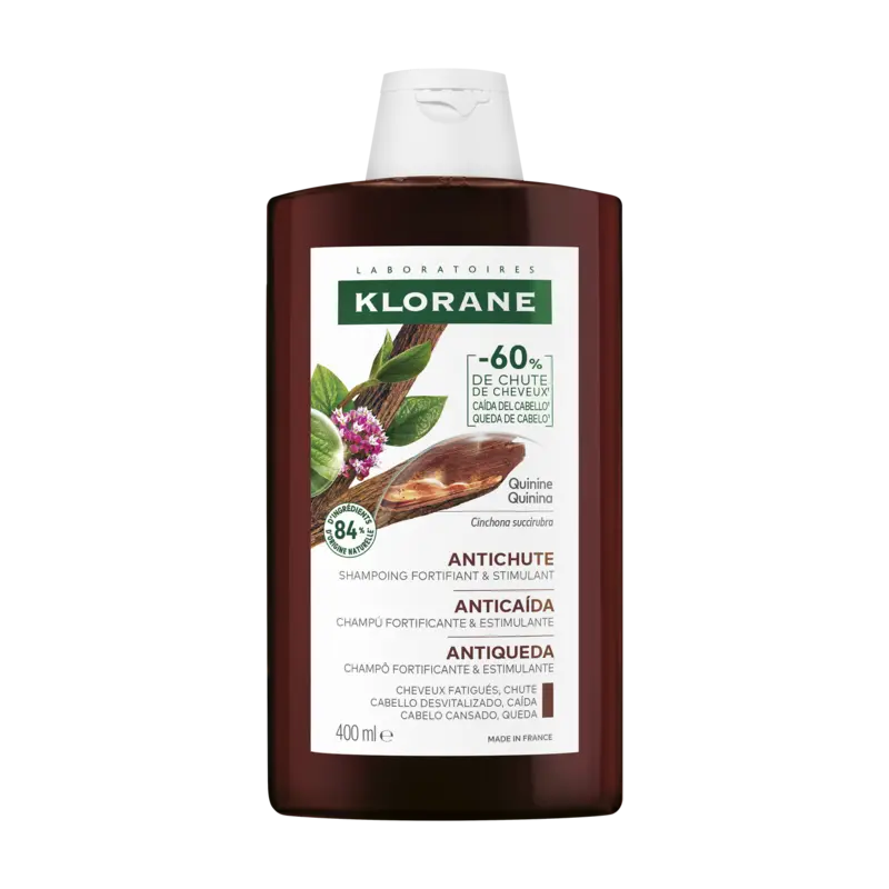 Klorane Capilar Quinina e Edelvaisse Bio Champô Queda do Cabelo 400ml