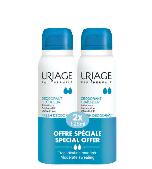 Uriage Desodorizante Spray Refrescante 2X125ml