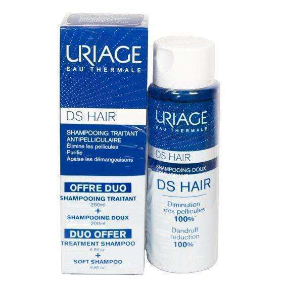 Uriage D.S. Hair Duo Champô Tratamento Anticaspa 200ml + Champô Suave Equilibrante 200ml