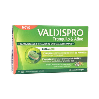 Valdispro Tranquilo & Ativo 30 Comprimidos