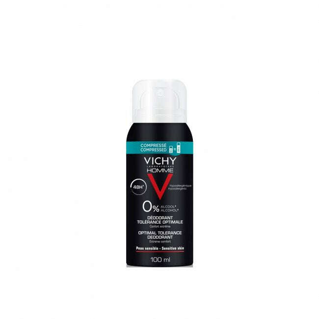Vichy Homme Desodorizante Spray Tolerância Ótima 48h 100ml